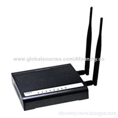 300Mbps High-power Indoor Iron Casing Chinese Router with External 5dBi Omni ANT
